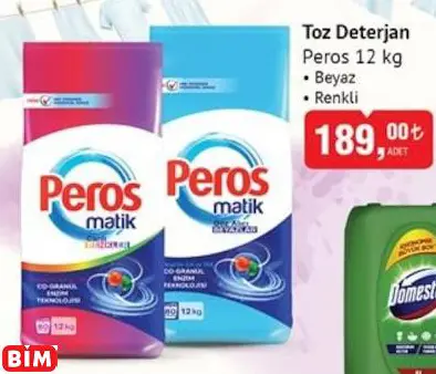 PEROS TOZ DETERJAN PEROS TOZ DETERJAN